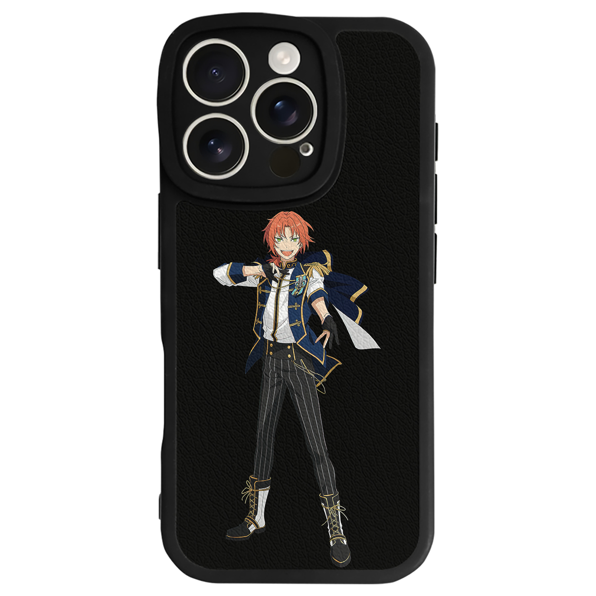 （画像用） あんさんぶるスターズ! Ensemble Stars 【iPhone 16シリーズ対応】シリコンスマホケース（レザー調） 材質：シリコン